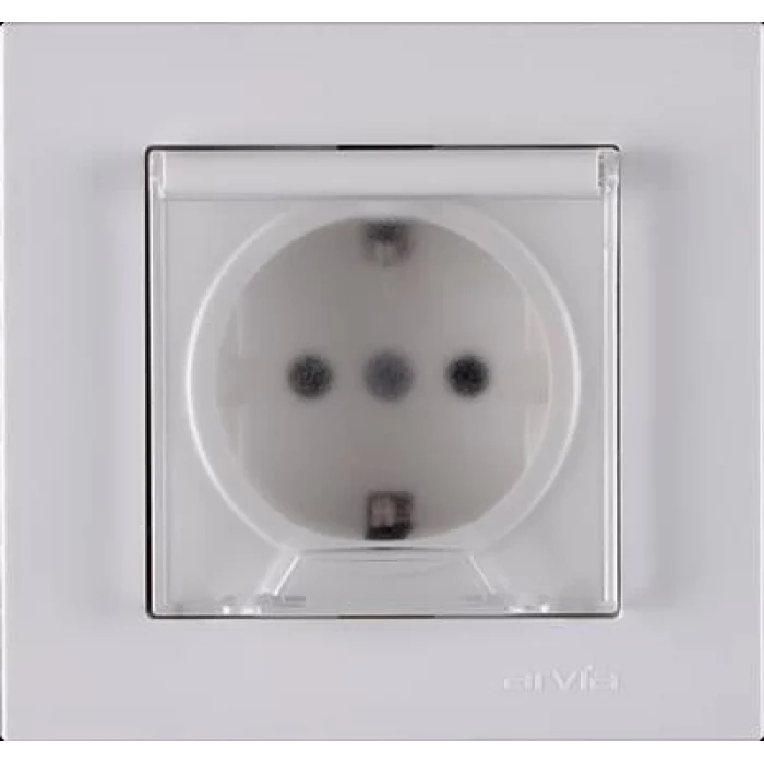 ARVİA KAREN BEYAZ KAPAKLI TOP.PRİZ MDL+ KPK ÇERÇEVESİZ