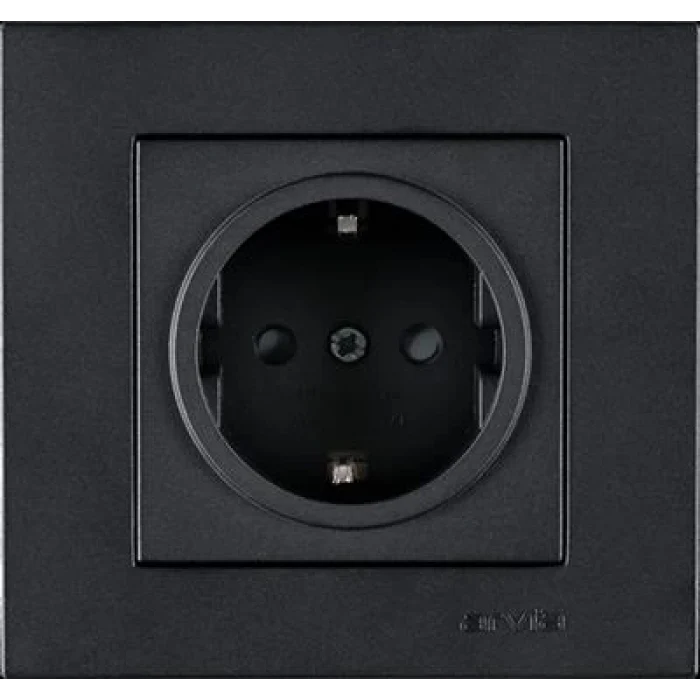 ARVİA KAREN FÜME TOPRAKLI PRİZ MDL+KPK ÇERÇEVESİZ