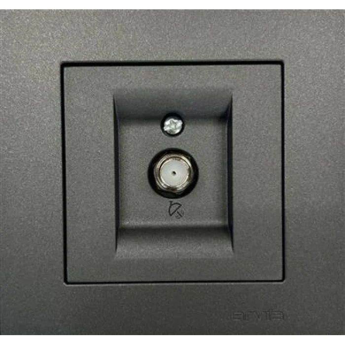 ARVİA KAREN FÜME UYDU PRİZİ (F KONNEKTÖR) MDL+KPK ÇERÇEVESİZ