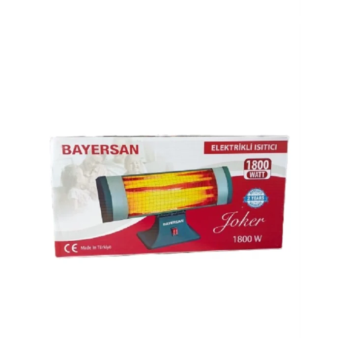 BAYERSAN EKELTRİKLİ ISITICI JOKER AYAKLI ÇİFT DÜĞMELİ 1800W