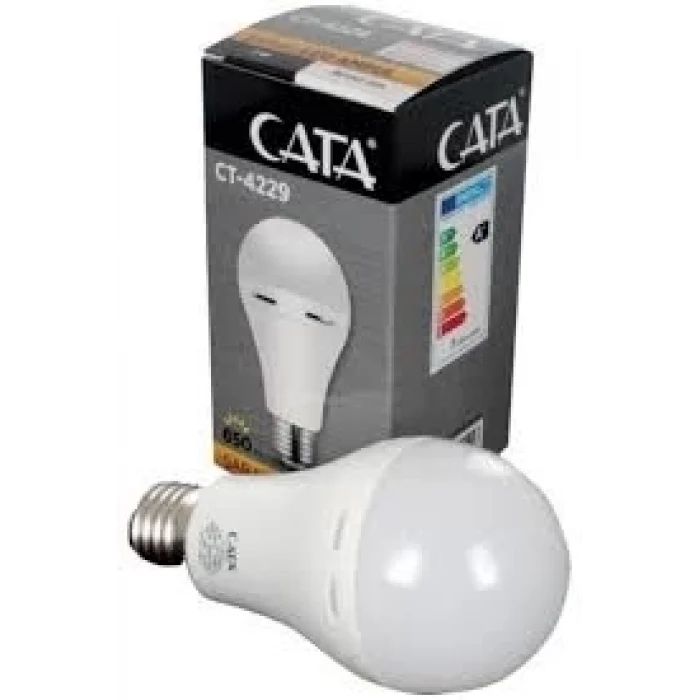 CATA ŞARJLI LED AMPUL BEYAZ 9W