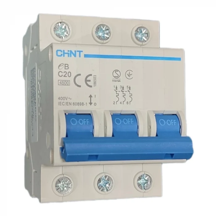 CHİNT 3 X C20 4500 KA OTOMATİK SİGORTA