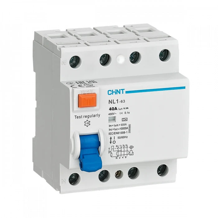 CHİNT 4P 40 300 MA KAÇAK AKIM YANGIN KORUMA RÖLESİ