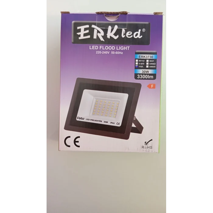 ERKLED 30W YEŞİL IŞIK PROJEKTÖR