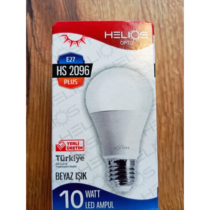 HELİOS 10 WATT BEYAZ IŞIK LED AMPUL E27 DUY