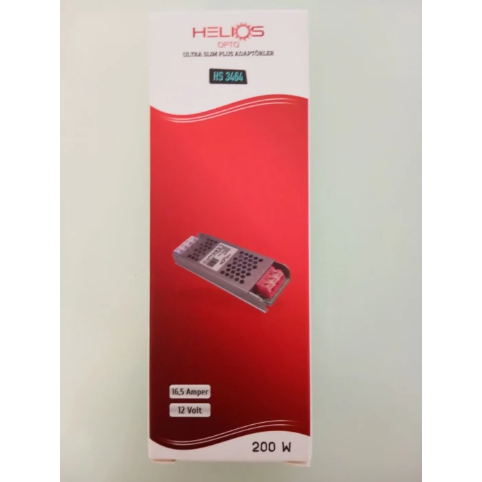 HELİOS 12 VOLT 16,5 AMPER 200 W LED TRAFOSU