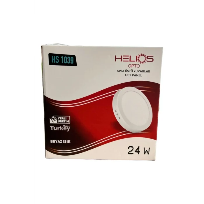 HELİOS 24 W SIVA ÜSTÜ KARE LED PANEL BEYAZ IŞIK