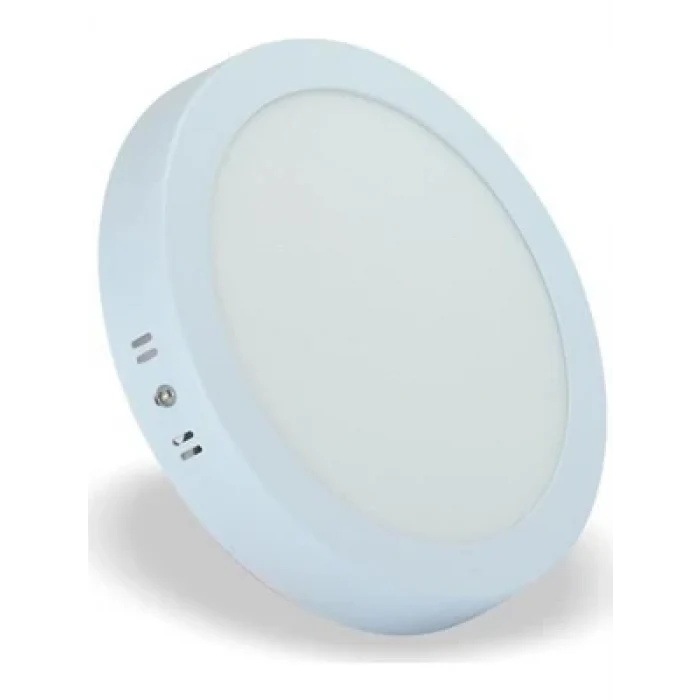 HELİOS SIVA ÜSTÜ YUVARLAK LED PANEL 18 W BEYAZ IŞIK BEYAZ KASA