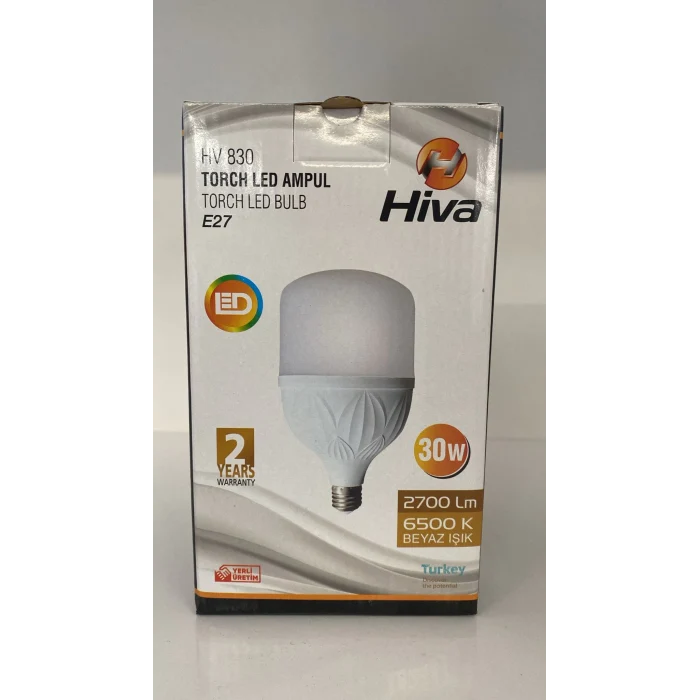 HİVA 30 W TOURCH LED AMPUL 2700 LM 6500 K BEYAZ IŞIK