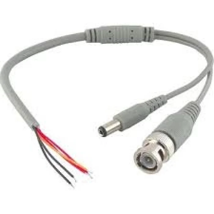 Ids Bnc+Power Jack 25Cm Hazır Kablolu Bnc Konnektör Güvenlik Kamerası Sistemleri