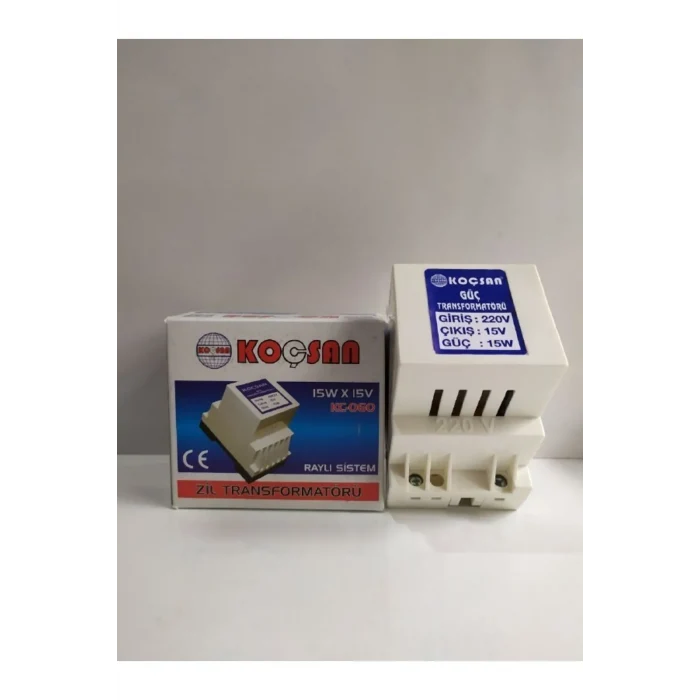 KOÇSAN 220 V 50 HZ 15 V 15 W ZİL TRAFOSU