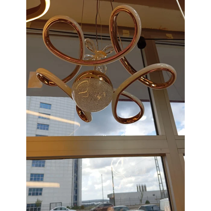 PLEKSİ LEDLİ TEK TOP AVİZE