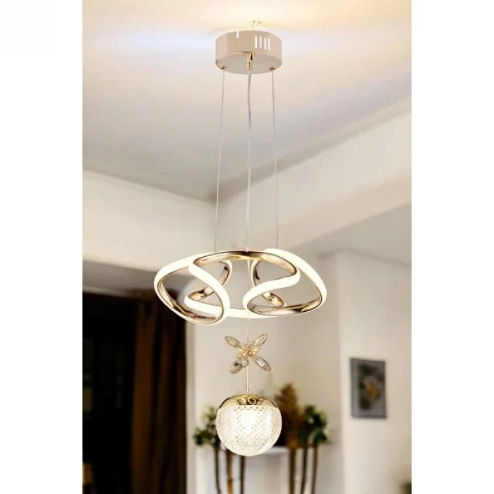 SELİNCE TEK TOP LED AVİZE 3 MODLU