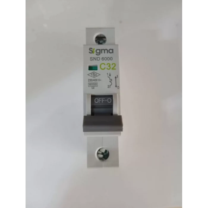 SİGMA 1P C32 6 KA OTOMATİK SİGORTA