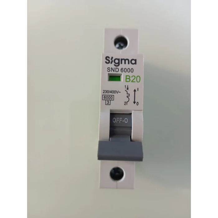 SİGMA 1XB20 6 KA OTOMATİK SİGORTA