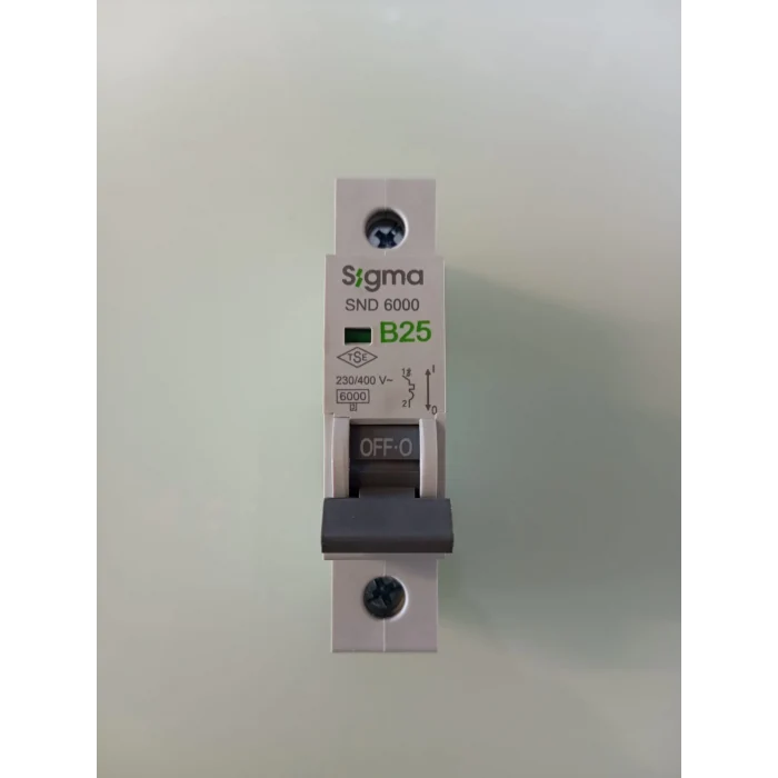 SİGMA 1XB25 6 KA OTOMATİK SİGORTA