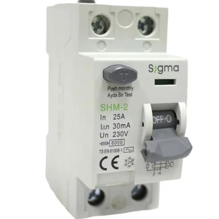 SİGMA 2P 25 30 MA KAÇAK AKIM KORUMA RÖLESİ