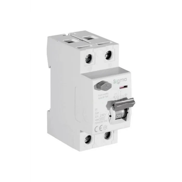 SİGMA 2P 32 300 MA 6 KA KAÇAK AKIM YANGIN KORUMA RÖLESİ