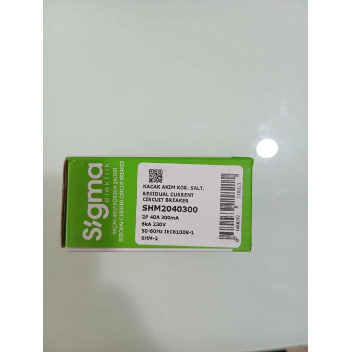 SİGMA 2P 40 300 MA YANGIN KORUMA RÖLESİ