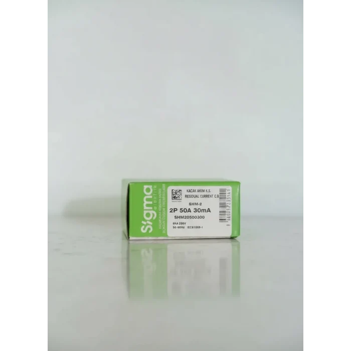SİGMA 2P 50 30 MA KAÇAK AKIM KORUMA RÖLESİ
