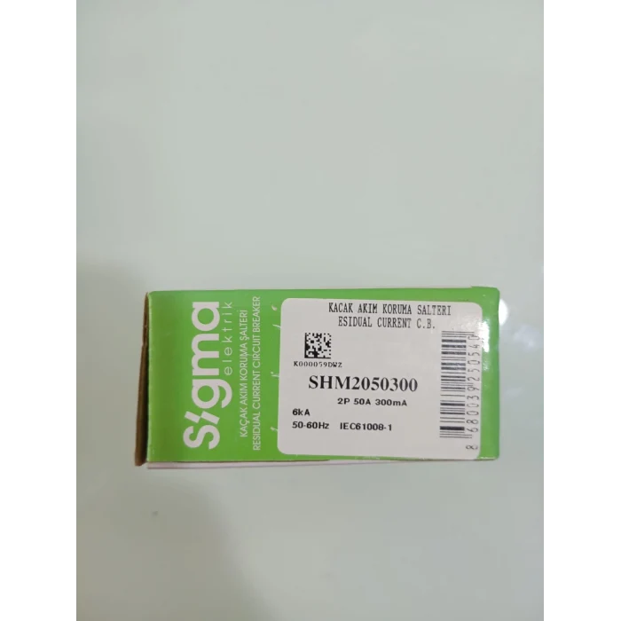 SİGMA 2P 50 300 MA KAÇAK AKIM YANGIN KORUMA RÖLESİ