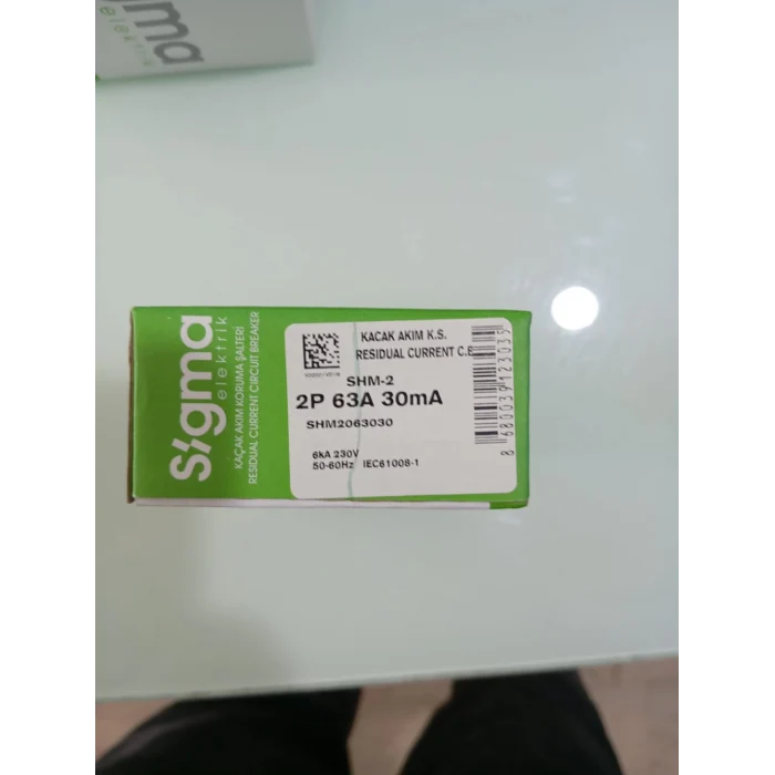 SİGMA 2P 63 30 MA KAÇAK AKIM KORUMA RÖLESİ