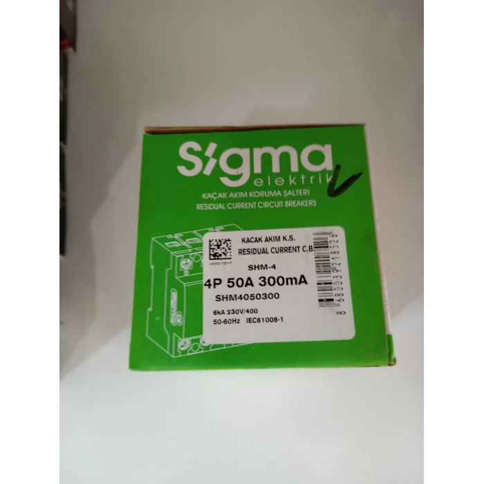 SİGMA 4P 50 300 MA YANGIN KORUMA RÖLESİ