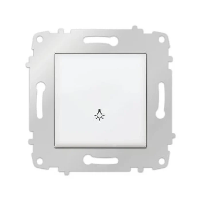 VİKO KARRE LİGHT ANAHTAR BEYAZ (ÇERÇEVE HARİÇ)