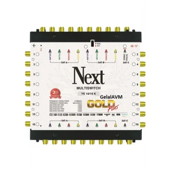 NEXT GOLD PLUS 10/16 MULTISWITCH HYBRID SONLU VE KASKATLI