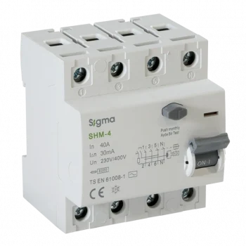 SİGMA 4P 40 30 MA TRİFAZE KAÇAK AKIM RÖLESİ