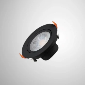 ATLANTİS LED 6W 480LM SİYAH KASA COB LED