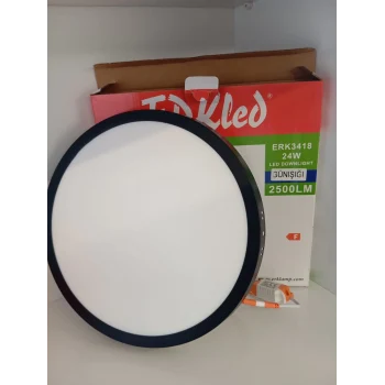 ERKLED 24 W 2500 LM SİYAH KASA GÜNIŞIĞI SIVA ÜSTÜ LED SPOT