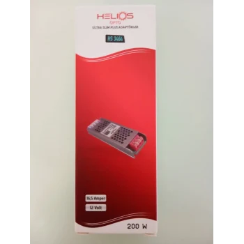 HELİOS 12 VOLT 16,5 AMPER 200 W LED TRAFOSU
