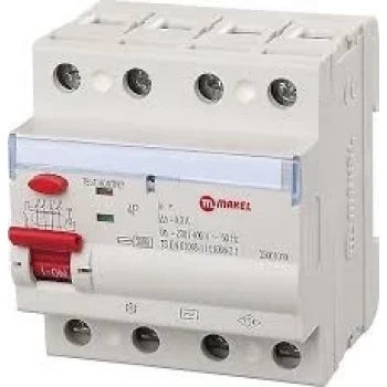 MAKEL 4P 50 30 MA KAÇAK AKIM RÖLESİ