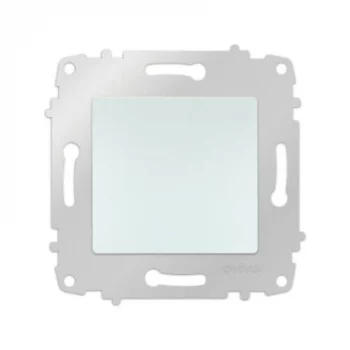 OVİVO BEYAZ ANAHTAR MODÜL + KAPAK (ÇERÇEVE HARİÇ)