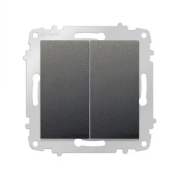 OVİVO FÜME KOMÜTATÖR MODÜL + KAPAK (ÇERÇEVE HARİÇ)