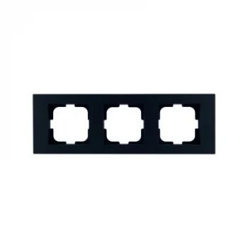 OVİVO SİYAH 3  LÜ ÇERÇEVE