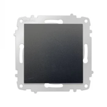 OVİVO SİYAH ANAHTAR MODÜL + KAPAK (ÇERÇEVE HARİÇ)