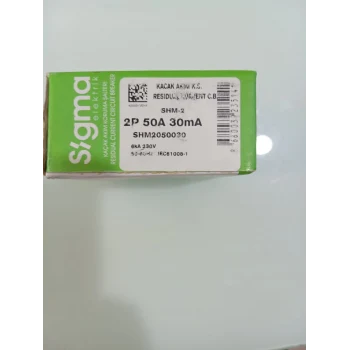 SİGMA 2P 50 30 MA KAÇAK AKIM KORUMA RÖLESİ