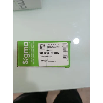 SİGMA 2P 63 30 MA KAÇAK AKIM KORUMA RÖLESİ
