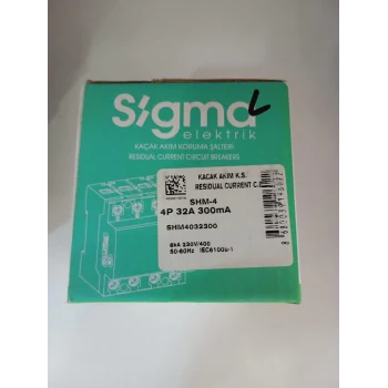 SİGMA 4P 32 300 MA KAÇAK AKIM YANGIN KORUMA RÖLESİ