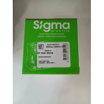 SİGMA 4P 50 30 MA KAÇAK AKIM RÖLESİ