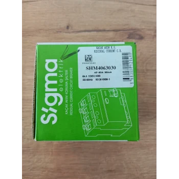 SİGMA 4P 63 30 MA KAÇAK AKIM RÖLESİ