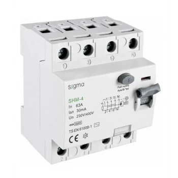 SİGMA 4P 63 30 MA KAÇAK AKIM RÖLESİ