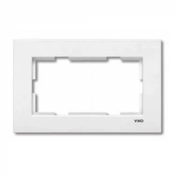 VİKO KARRE 2 Lİ PRİZ ÇERÇEVE BEYAZ
