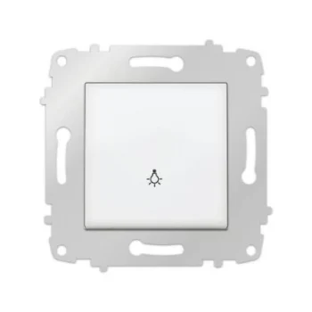 VİKO KARRE LİGHT ANAHTAR BEYAZ (ÇERÇEVE HARİÇ)