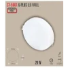 CATA CT-5661X-PLUS 20W LED PANEL 2 IŞIK SEÇENEĞİ BEYAZ 6400K&GÜNIŞIĞI 3200K