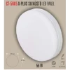 CT-5665-X-PLUS 55W SIVAÜSTÜ LED PANEL 2 IŞIK SEÇENEĞİ BEYAZ 6400K&GÜNIŞIĞI 3200K