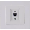 ARVİA KAREN BEYAZ NÜMERİS TELEFON PRİZİ RJ11(KABLOLU) ÇERÇEVESİZ