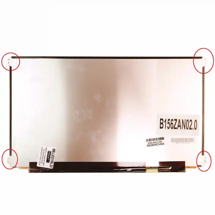 15.6 Slim Led Ekran 40Pin 3840x2160 4K